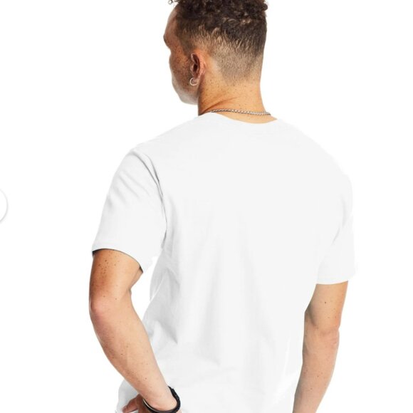 Hanes Men's Tee Shirt Heavyweight Cotton T-Shirt - Picture 2 of 2